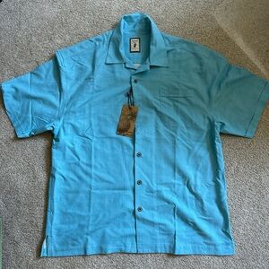 Jamaica Jaxx Blue Casual Button Down Shirt